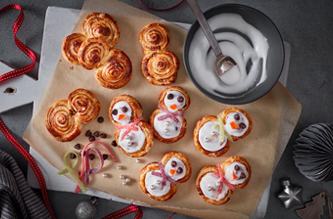 Cinnamon snowmen recipe