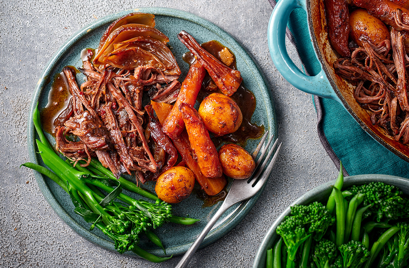 Cocoa-chilli pulled brisket recipe