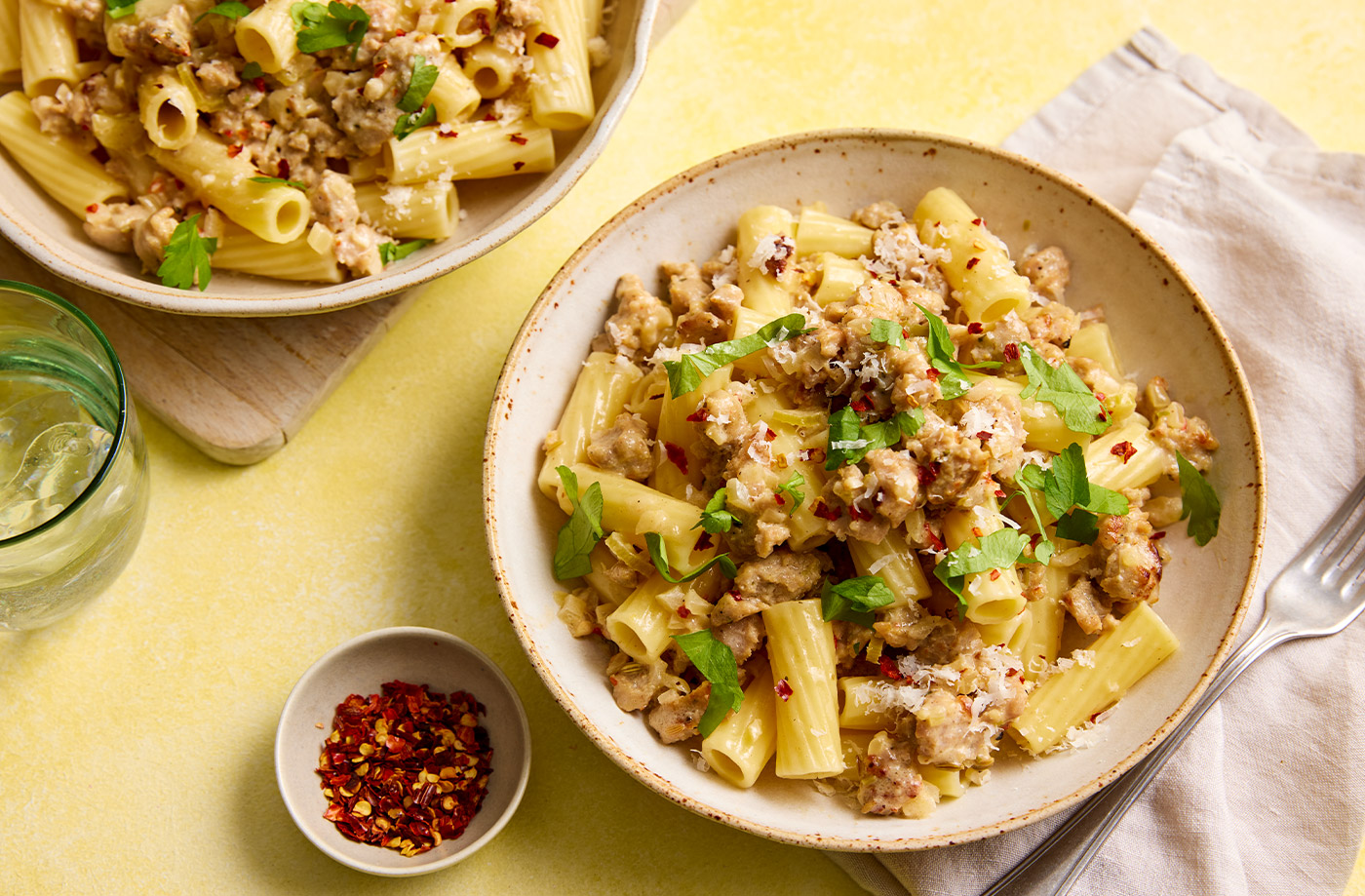 Creamy sausage ragu recipe