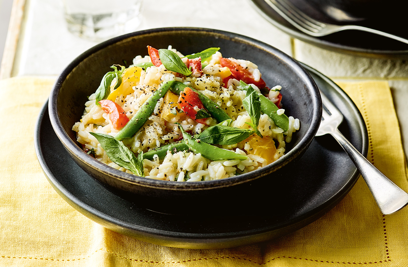 Creamy pepper pilaf recipe
