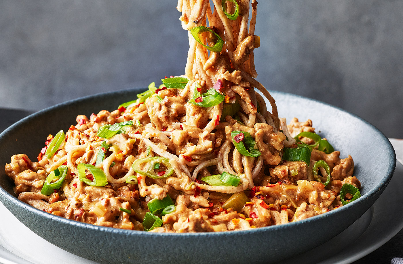 Dan dan-style noodles recipe