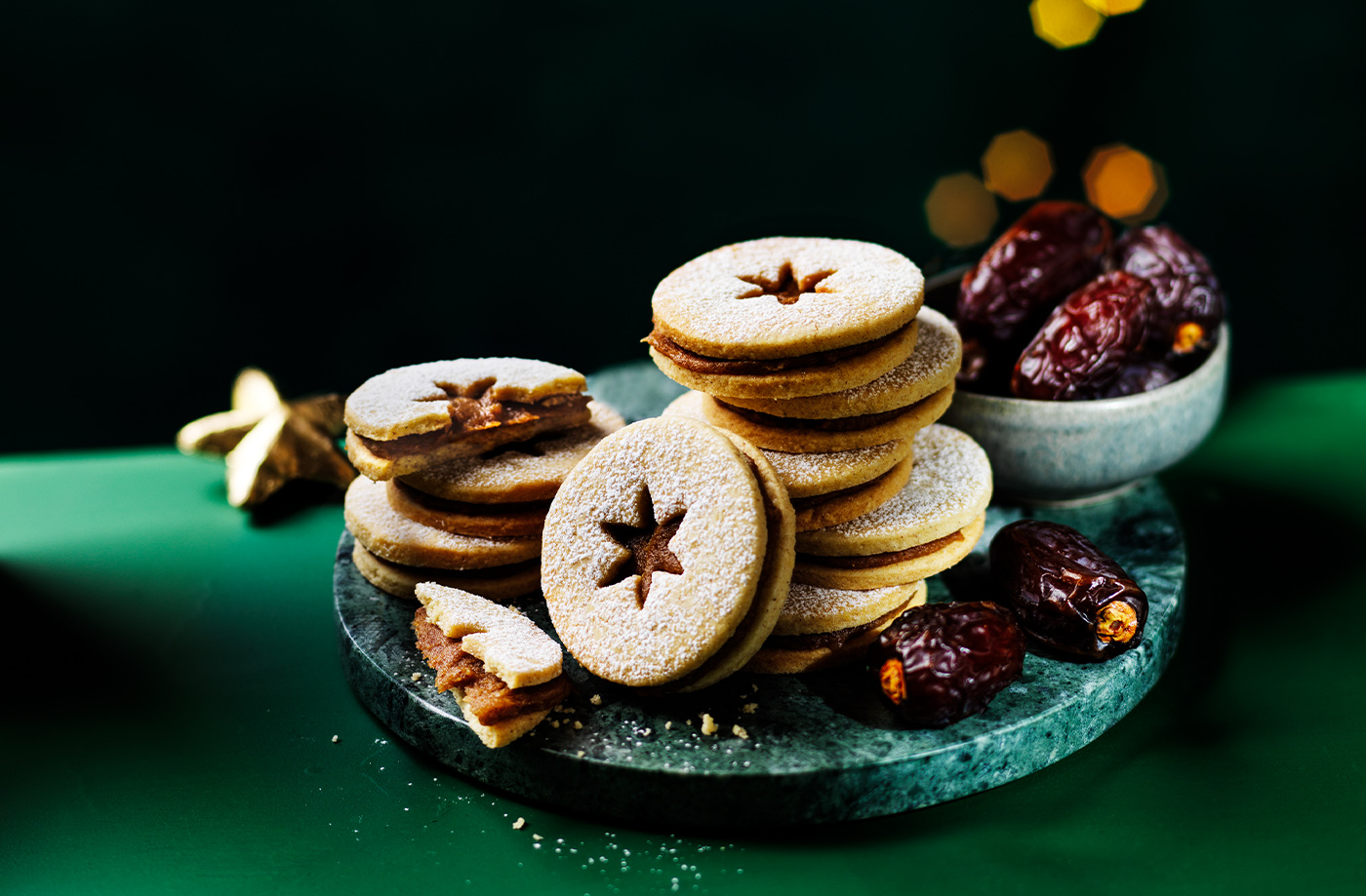 Date linzer biscuits recipe