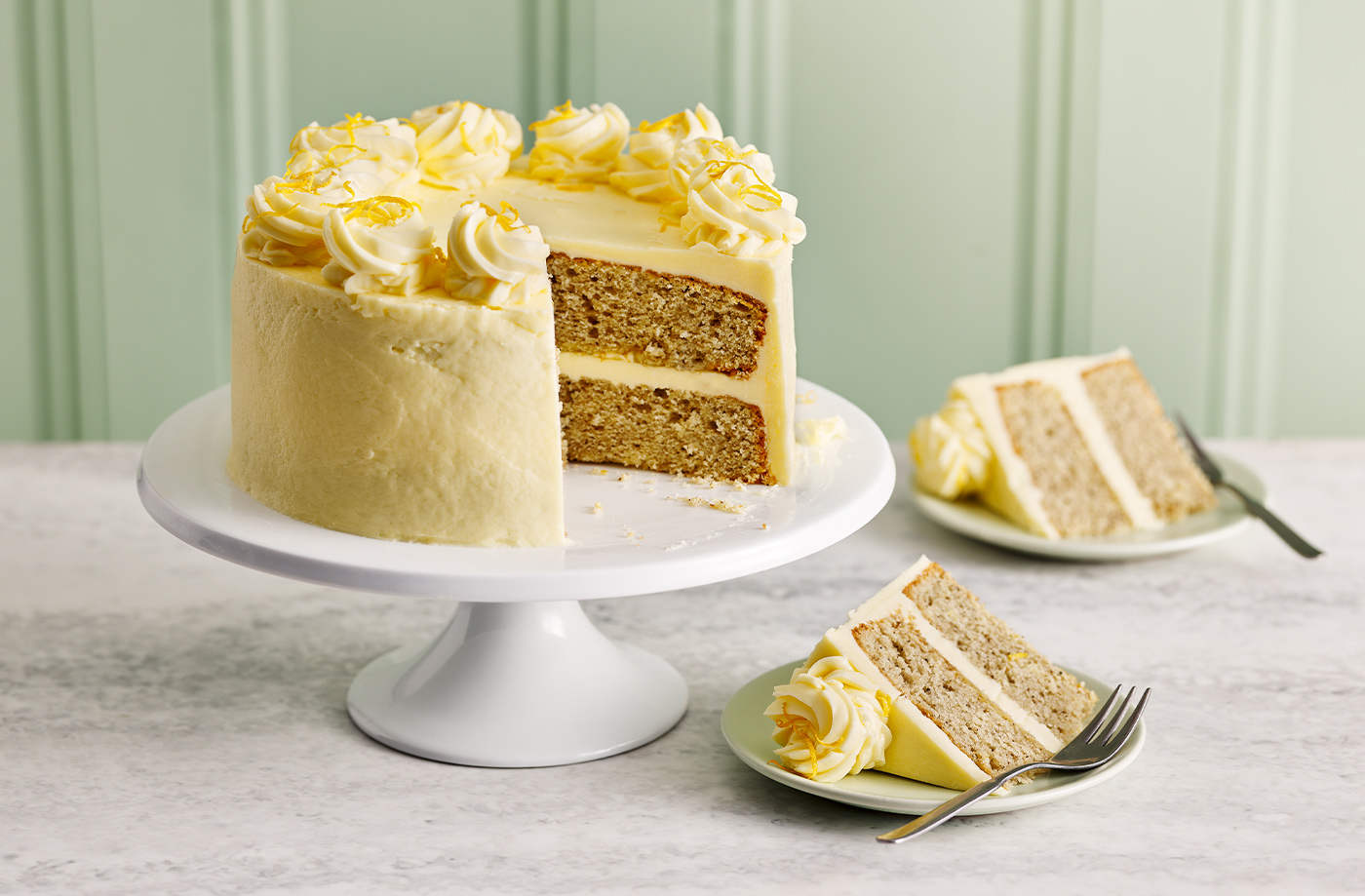 Earl Grey and lemon meringue cake recipe