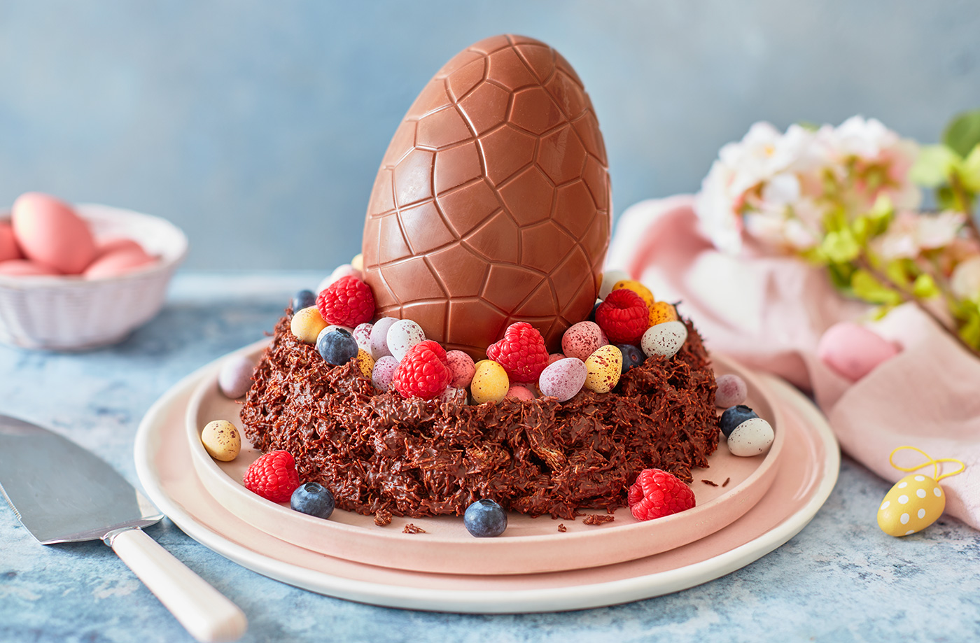 Giant chocolate Easter nest recipe