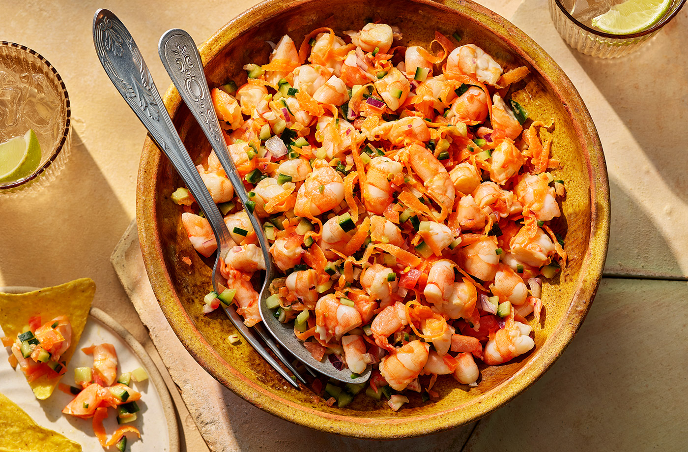Susana Villasuso's easy prawn ceviche recipe