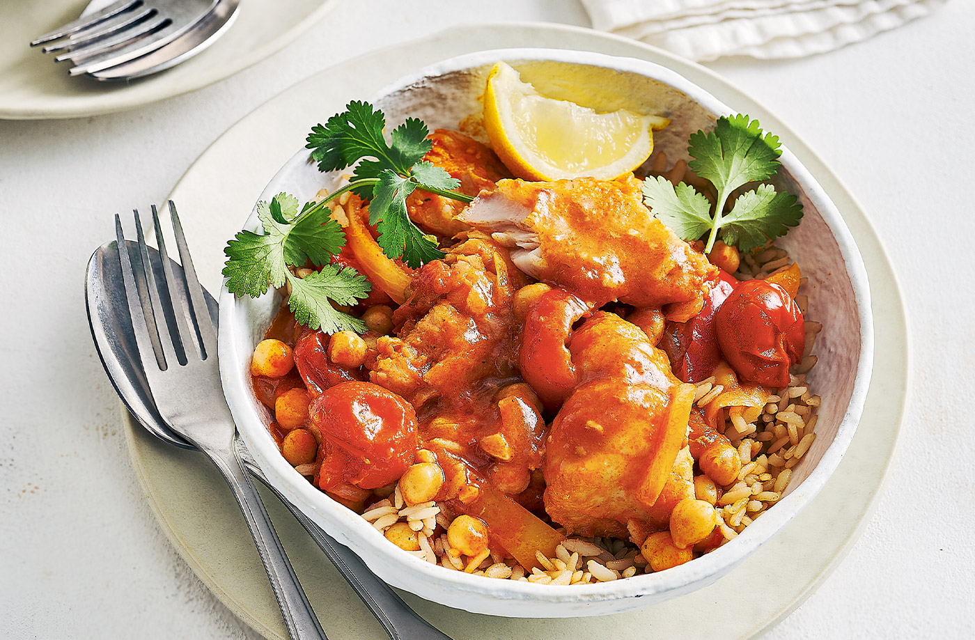 Harissa-spiced fish stew recipe