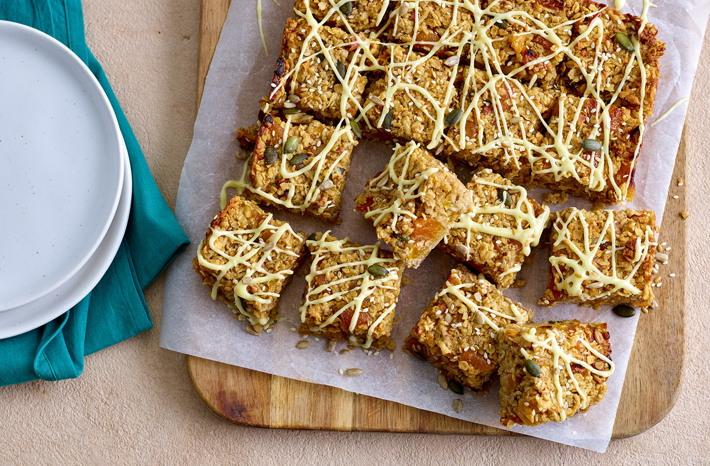 Apple and cinnamon flapjacks recipe