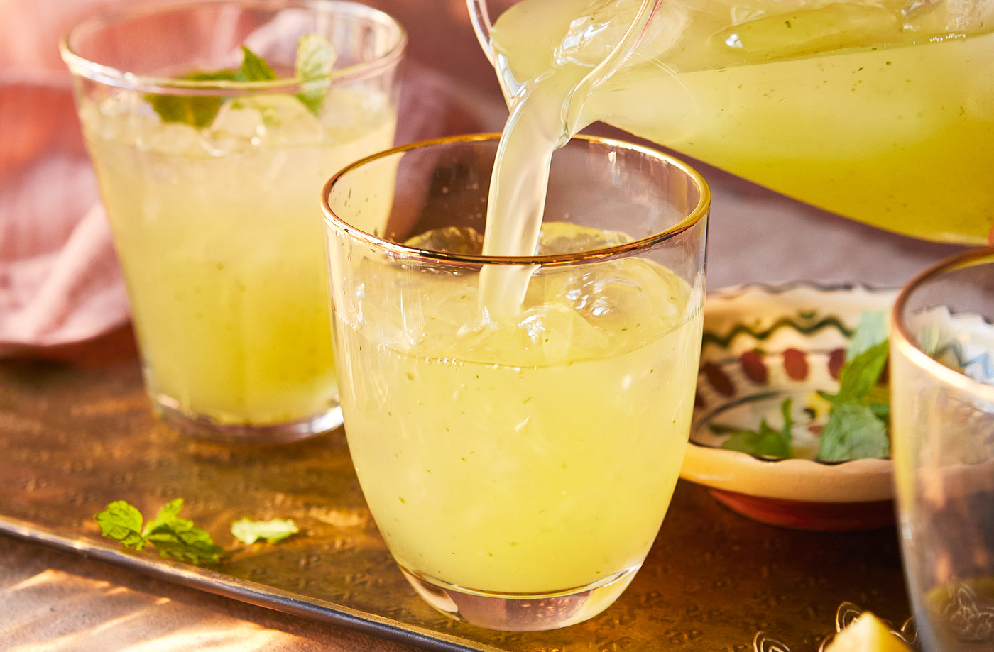 Nargisse Benkabbou's fresh mint lemonade recipe