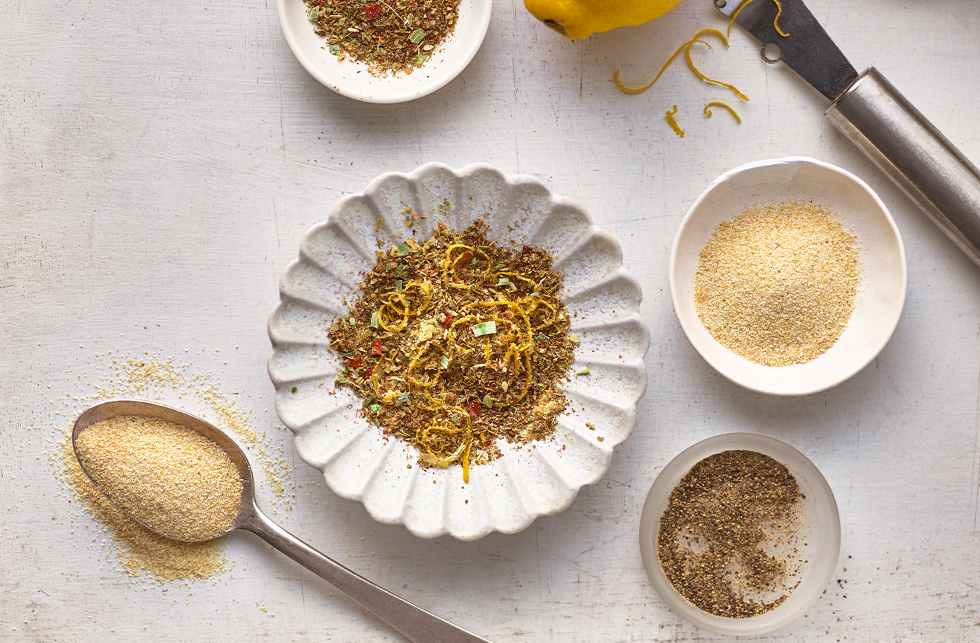 Garlic, herb and lemon seasoning recipe