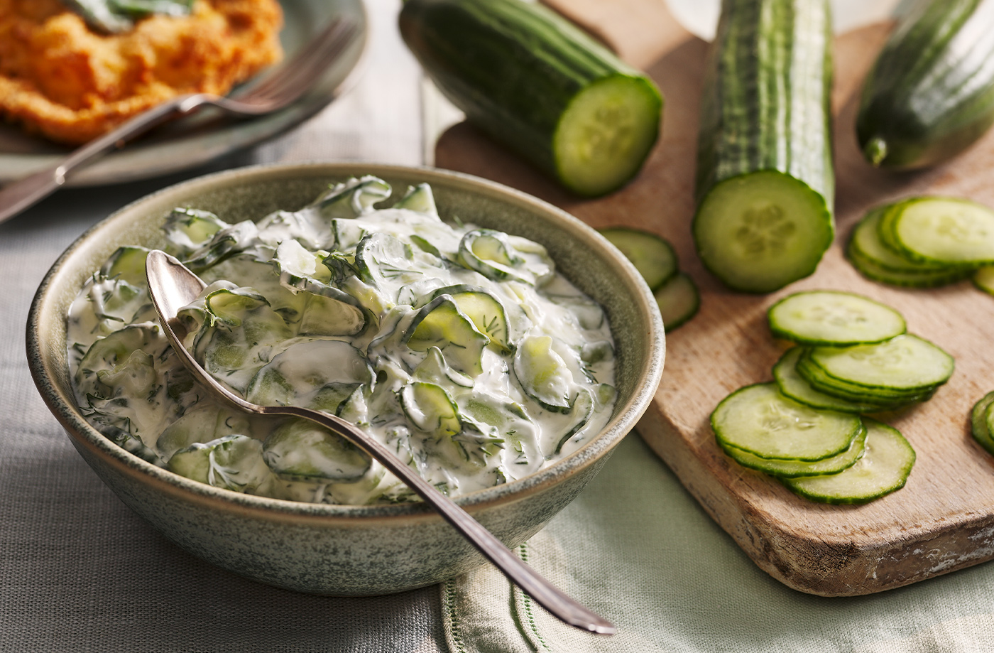 German-style cucumber salad recipe