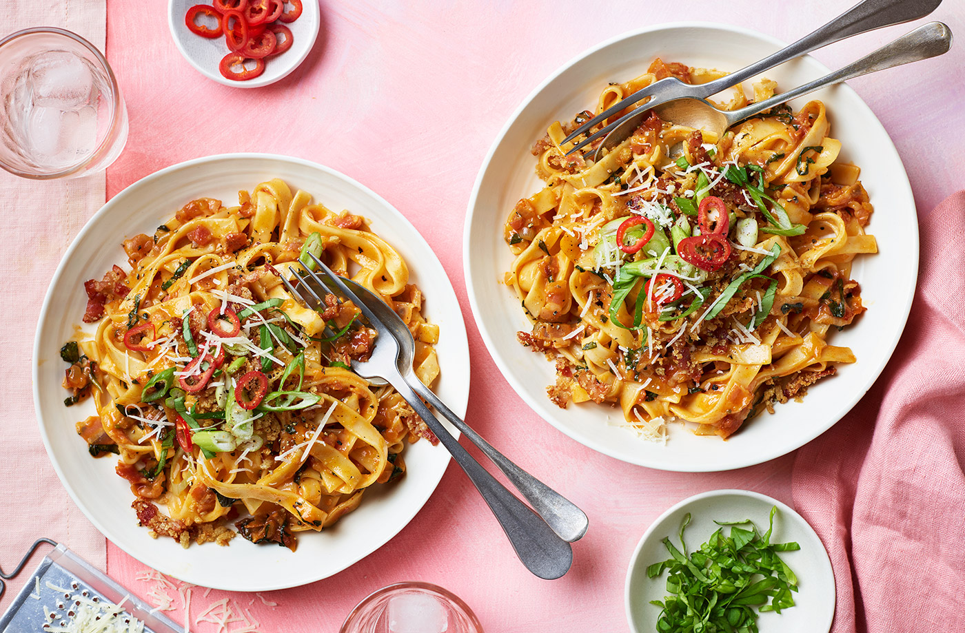 Gochujang carbonara recipe