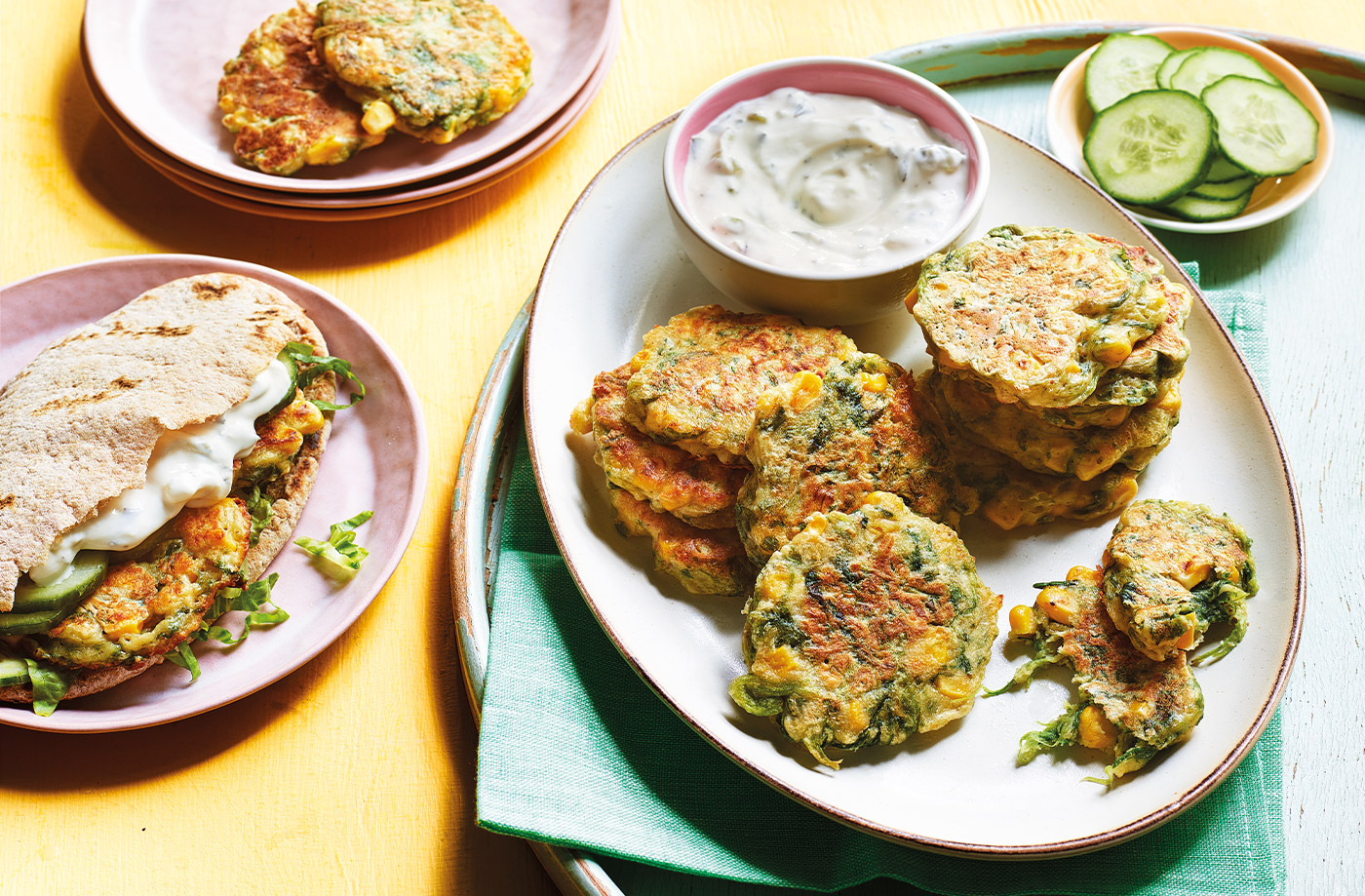 Green fritters recipe