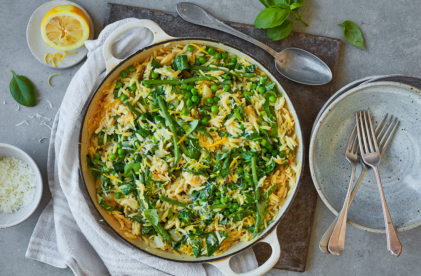 Green orzotto recipe