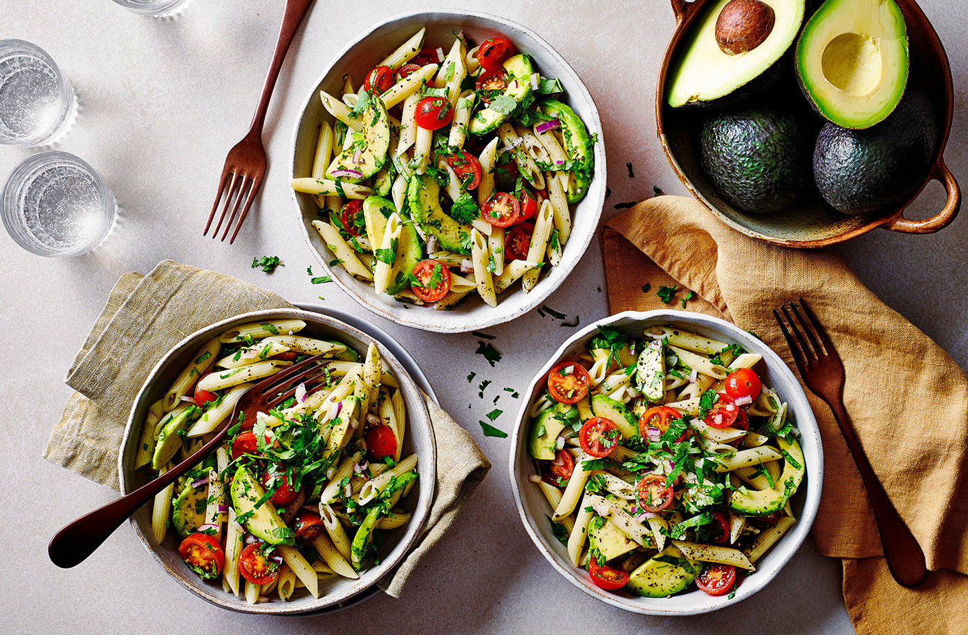 ‘Guacamole-style’ pasta  recipe