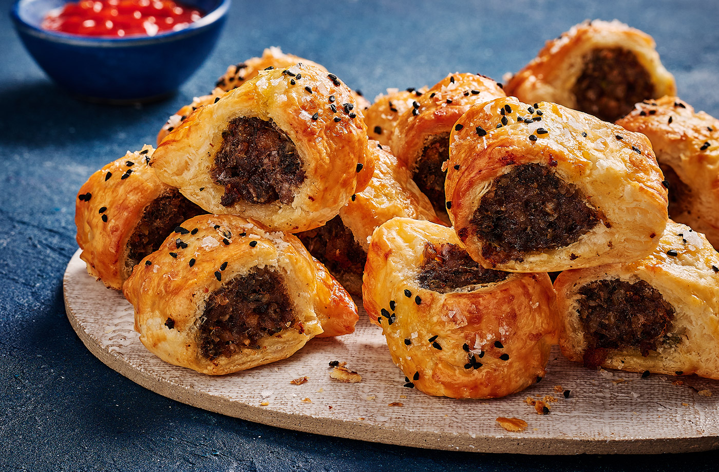 Haggis sausage rolls recipe