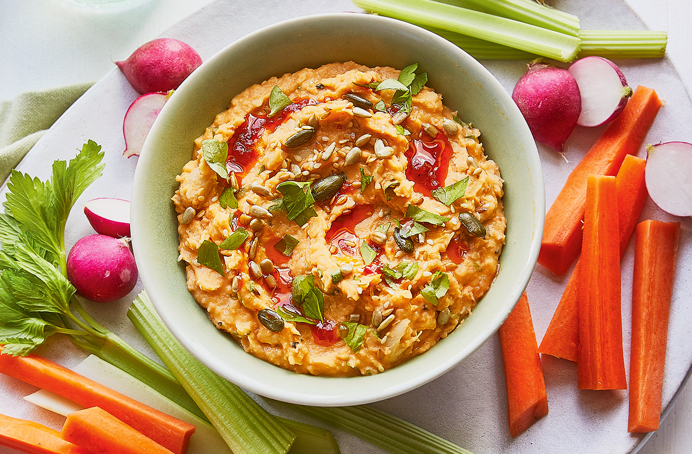 Harissa and white bean dip recipe