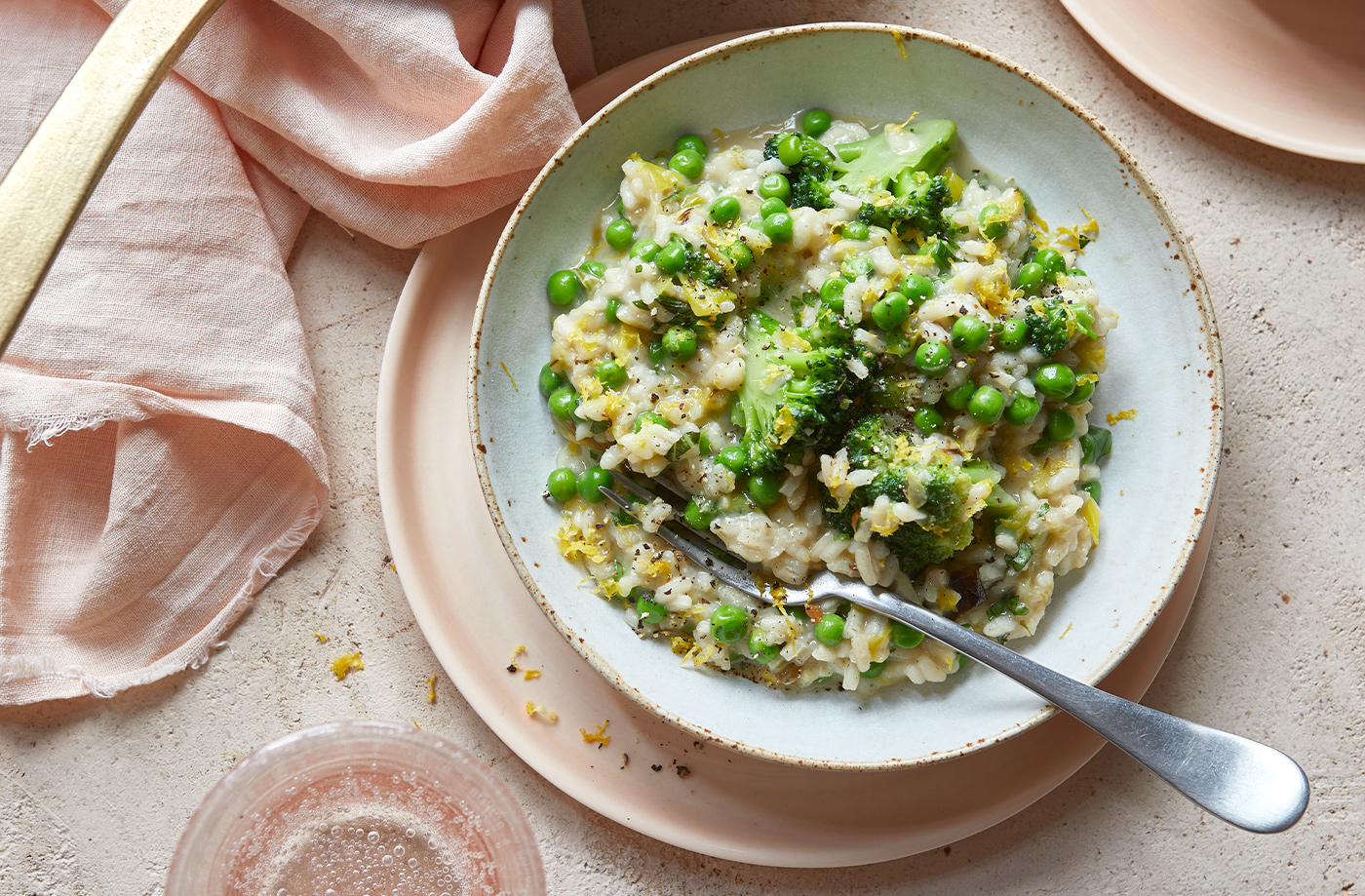 Quick herby green risotto recipe
