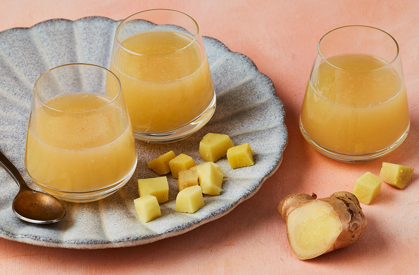 Homemade ginger shots recipe