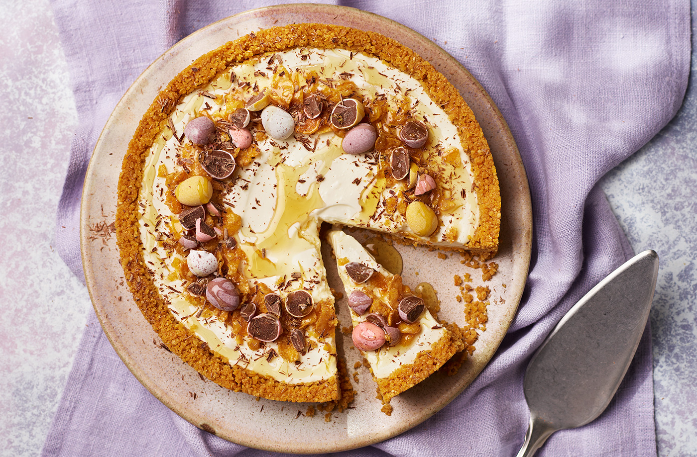 Honey nut cornflake cheesecake recipe
