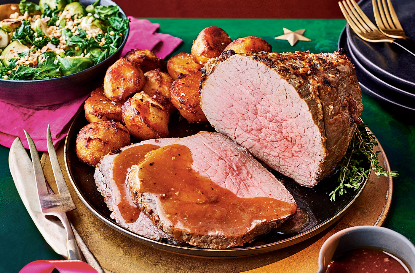 Horseradish and miso roast beef recipe