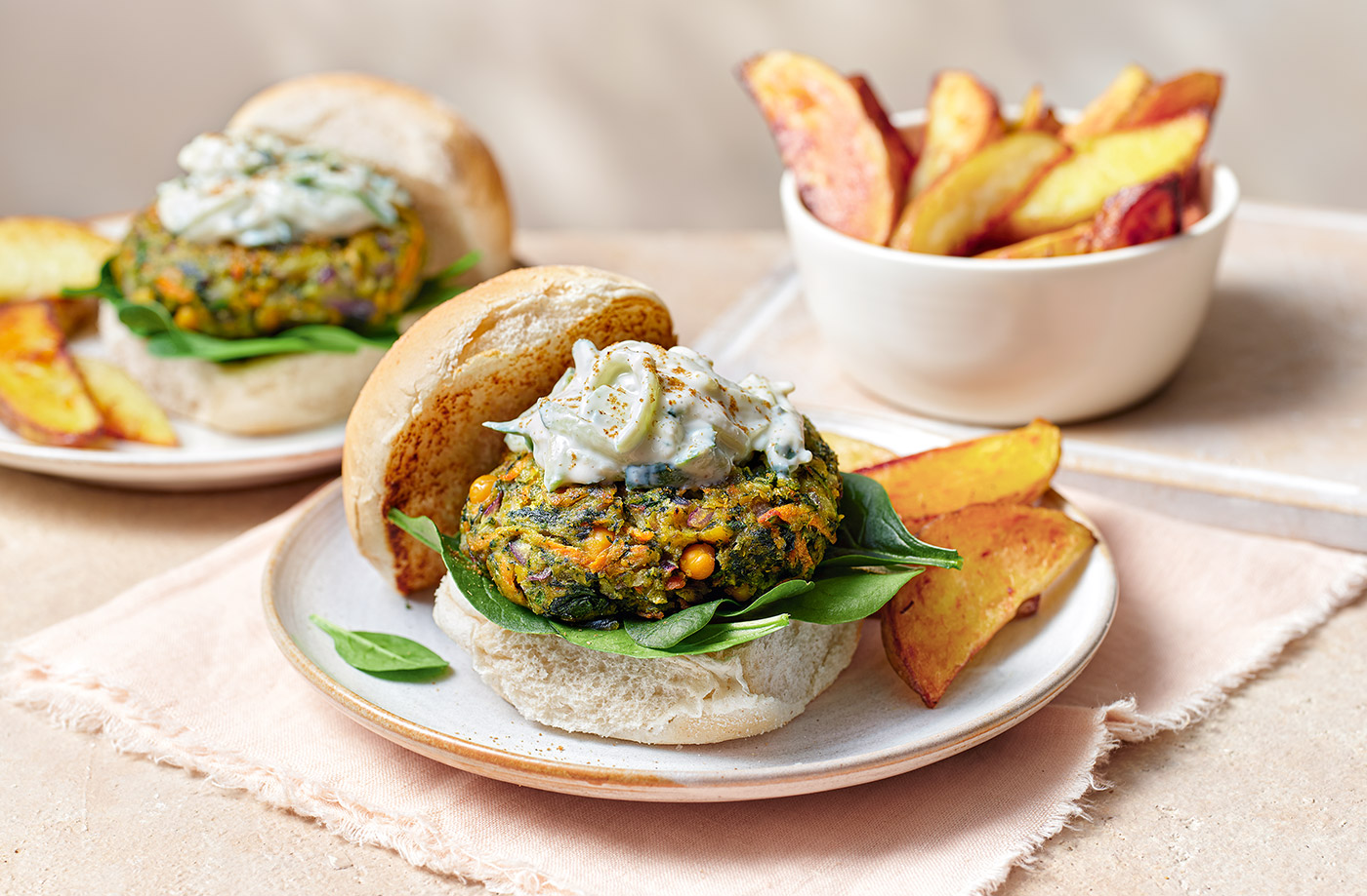 Pakora burgers recipe