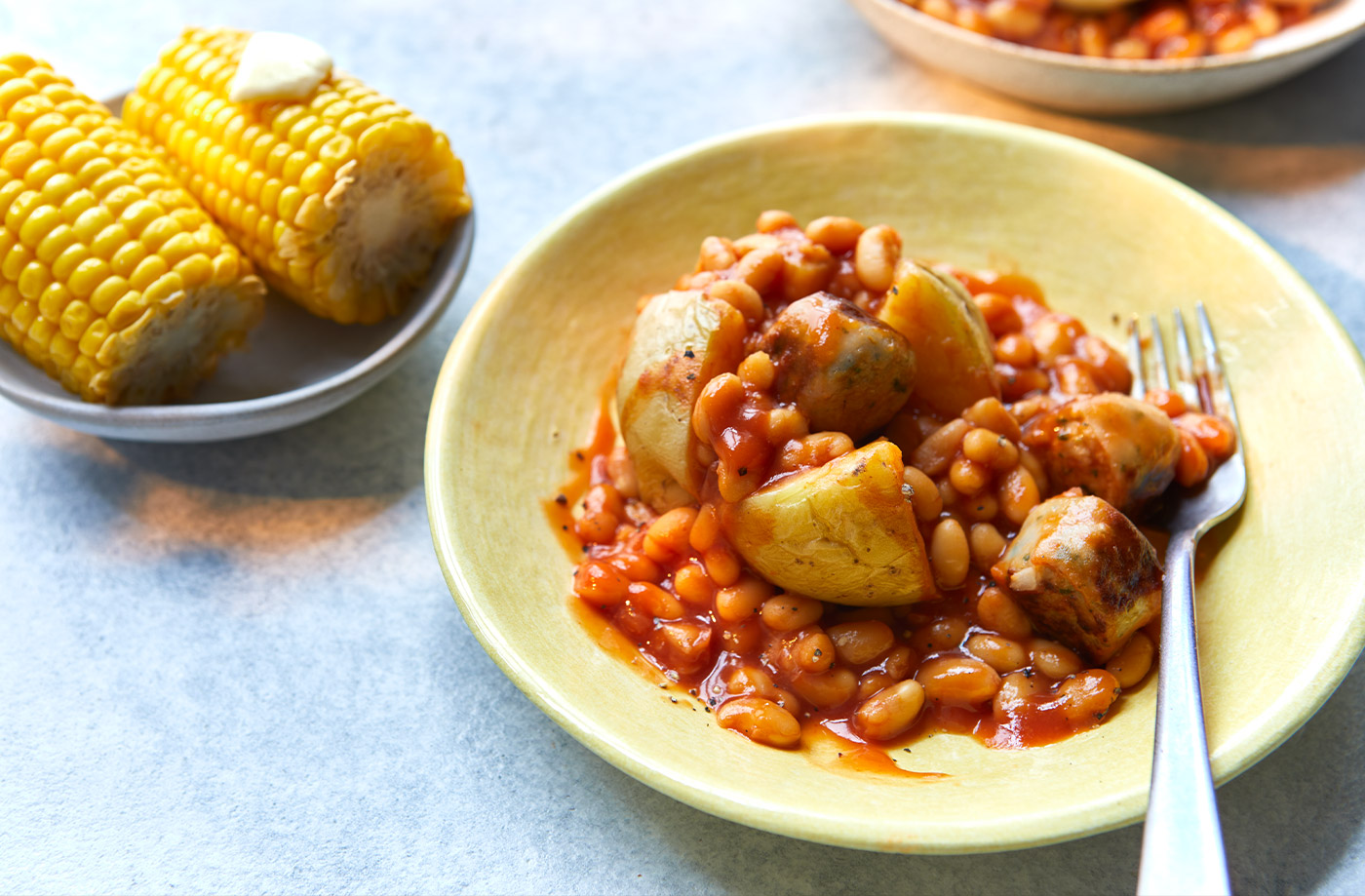 Jackets and cowboy beans recipe