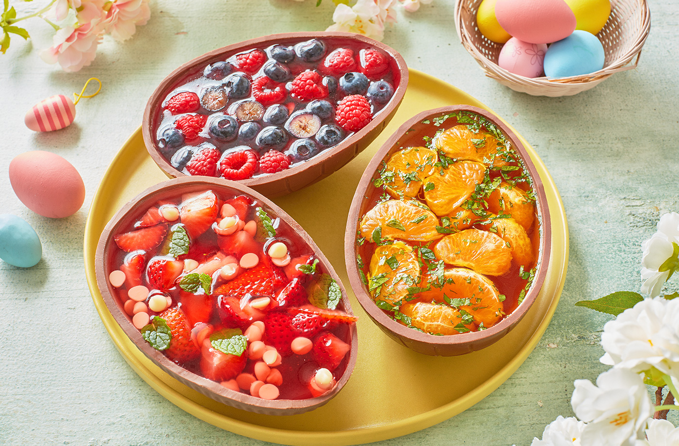 Jelly-filled Easter eggs recipe