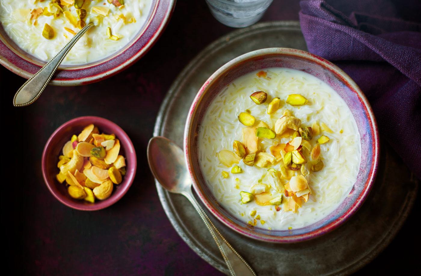 Kheer (rice pudding) recipe