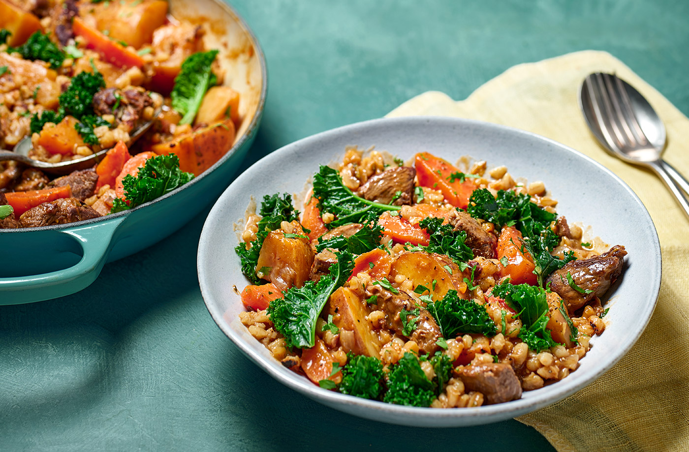 Lamb and pearl barley stew recipe