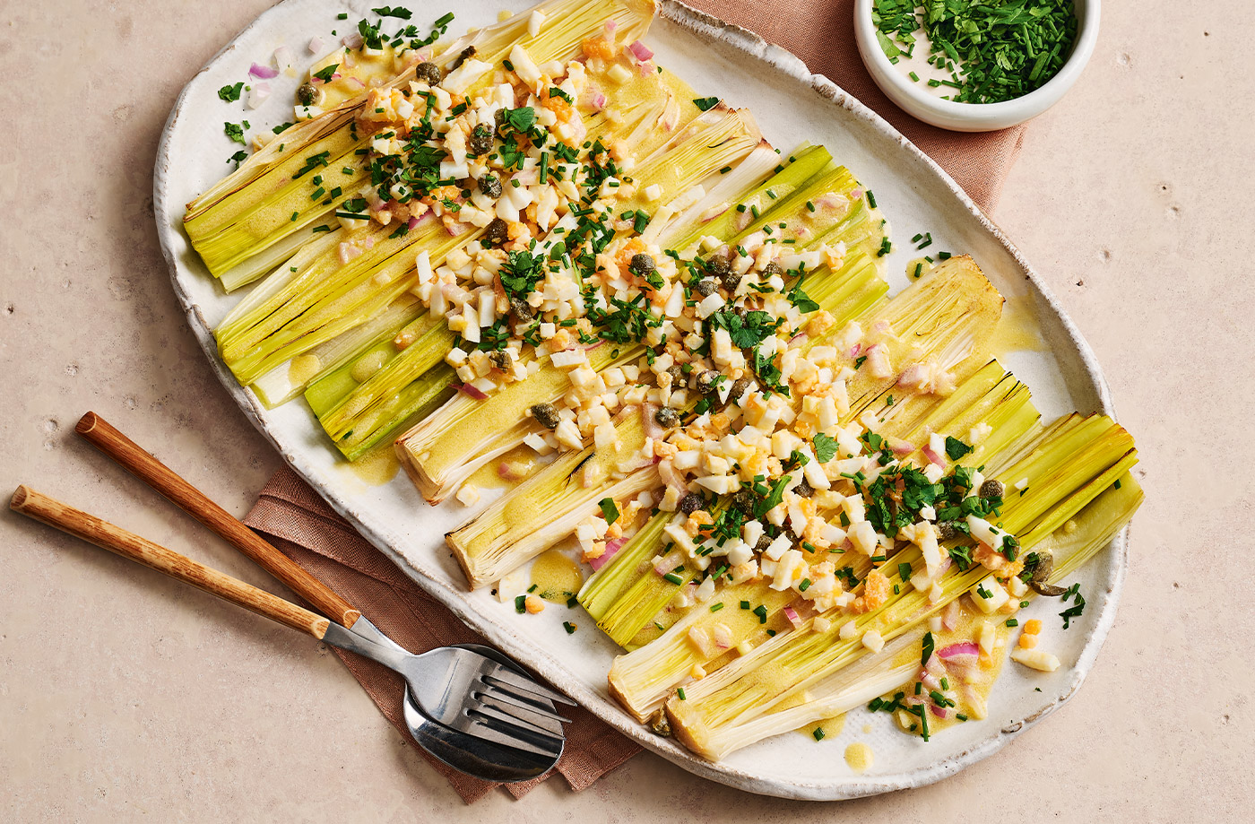 Leeks vinaigrette recipe
