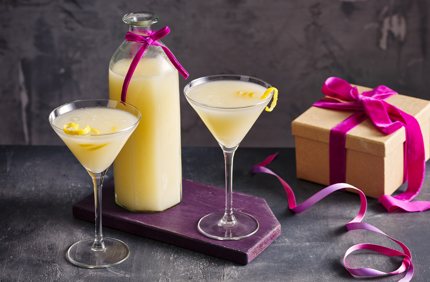 Lemon curd vodka martini recipe