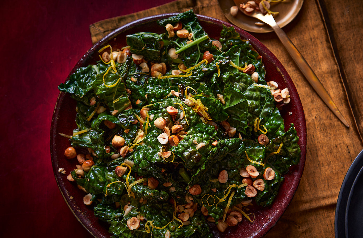 Lemon and garlic butter cavolo nero recipe