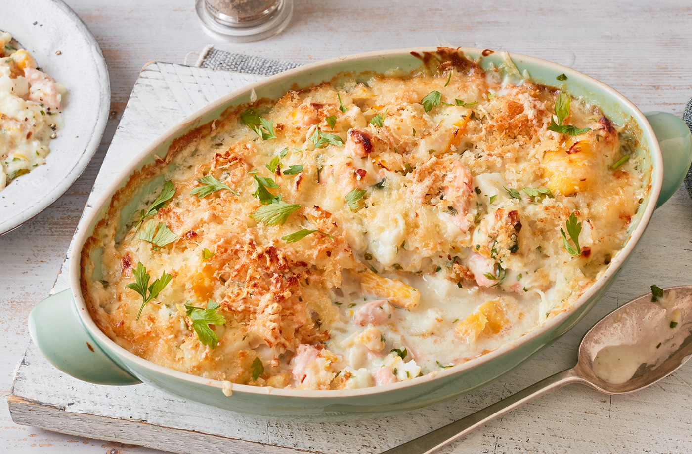 Smoky fish gratin​ recipe