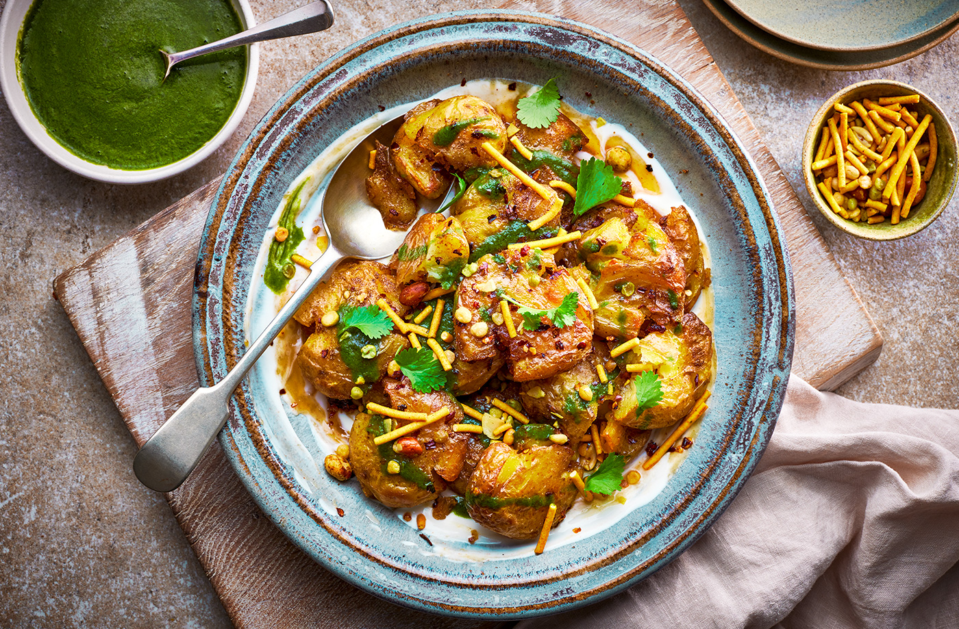 Masala spiced roast potatoes recipe