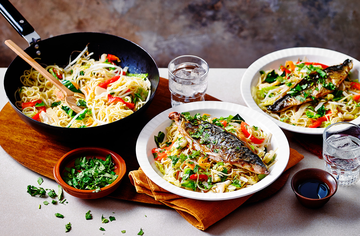 Mackerel stir-fry recipe
