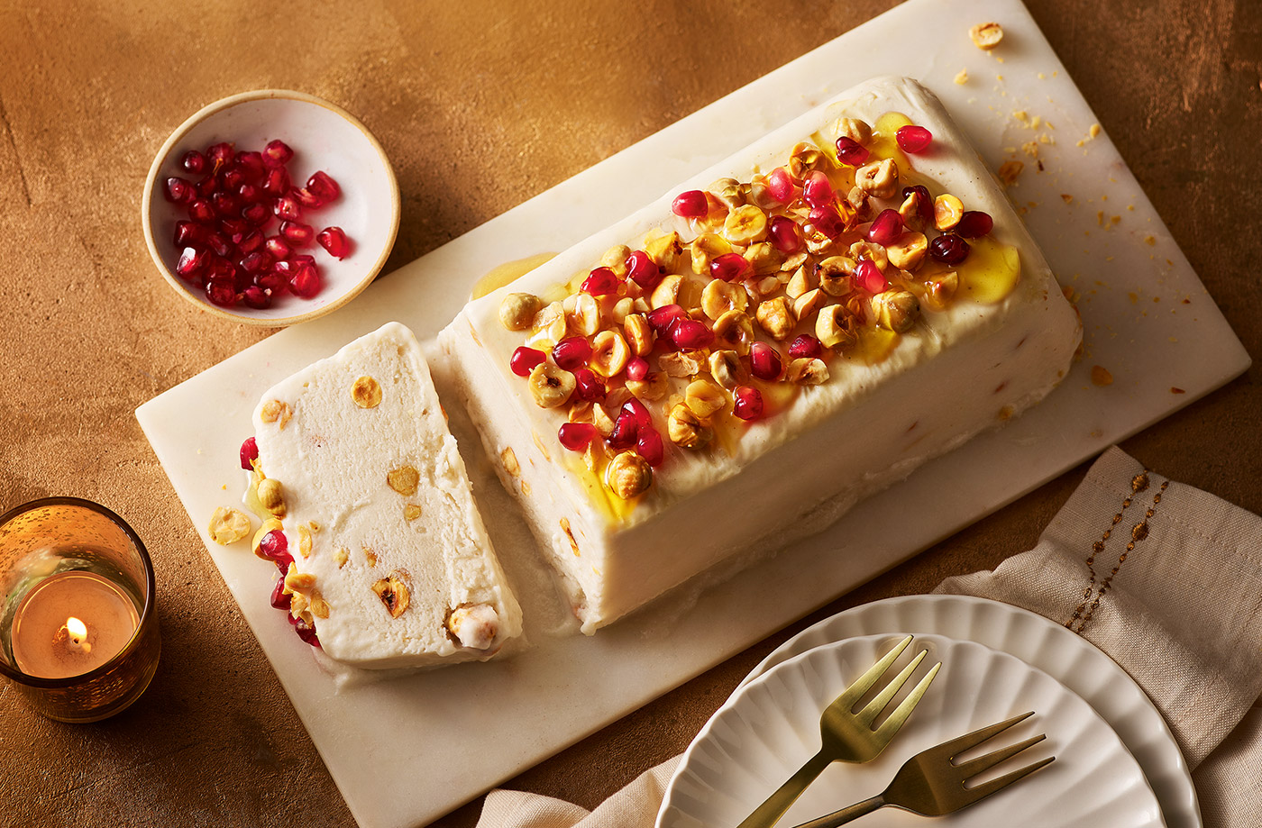 Maple and hazelnut semifreddo recipe