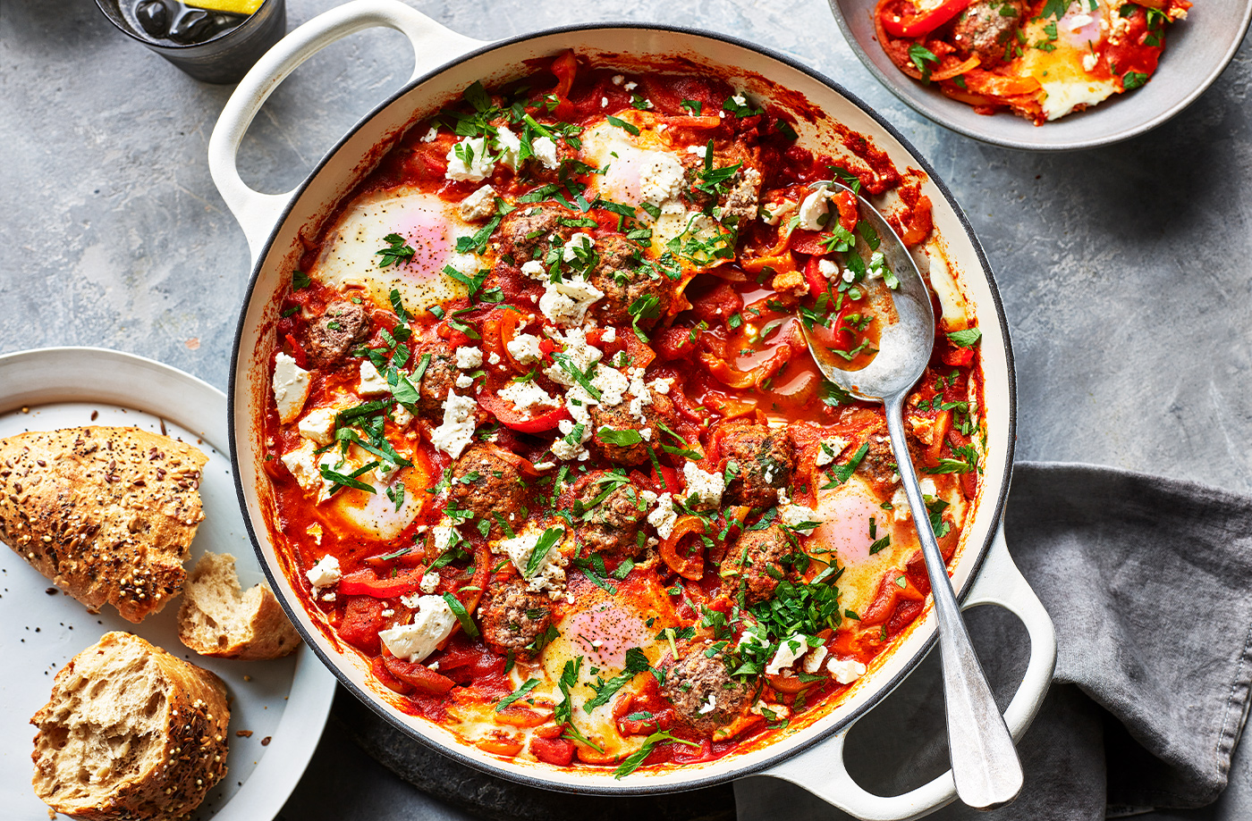 Meatball shakshuka recipe