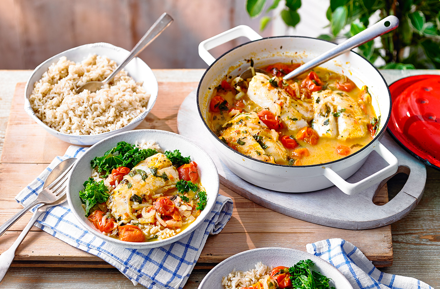 Mediterranean tomato fish stew  recipe