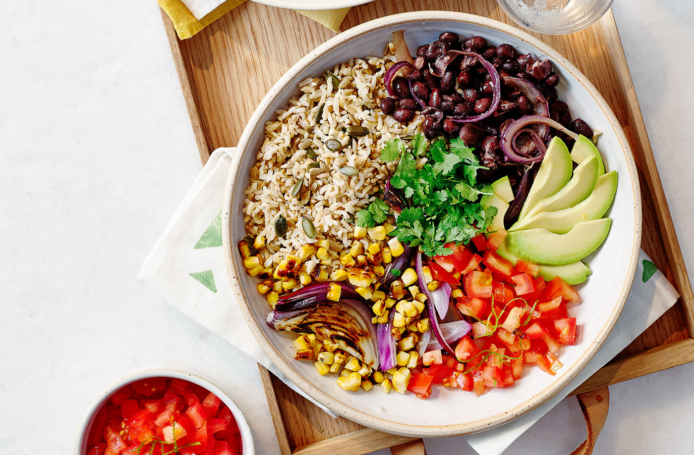 Mexican-inspired rice bowl recipe