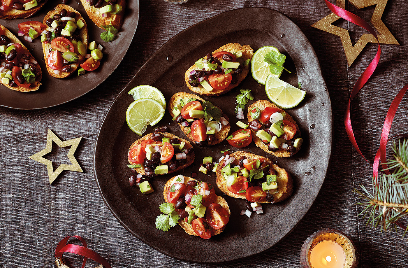 Mexican crostini recipe