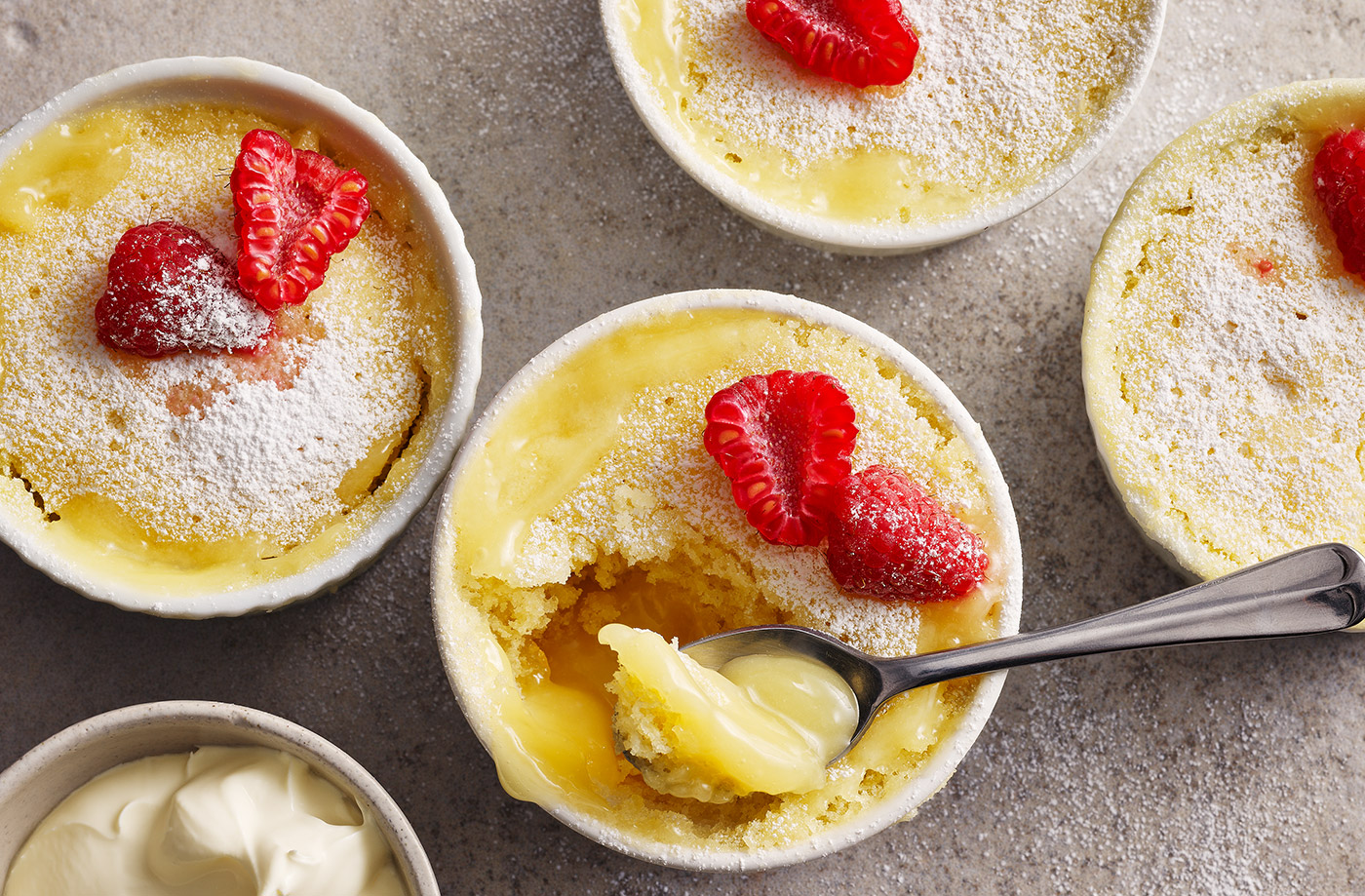 Microwave lemon puddings recipe