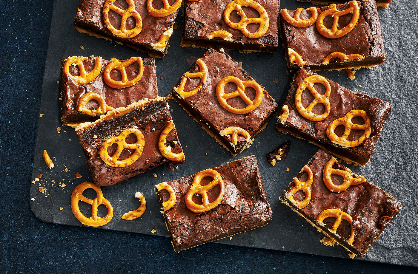 Millionaire pretzel brownies recipe