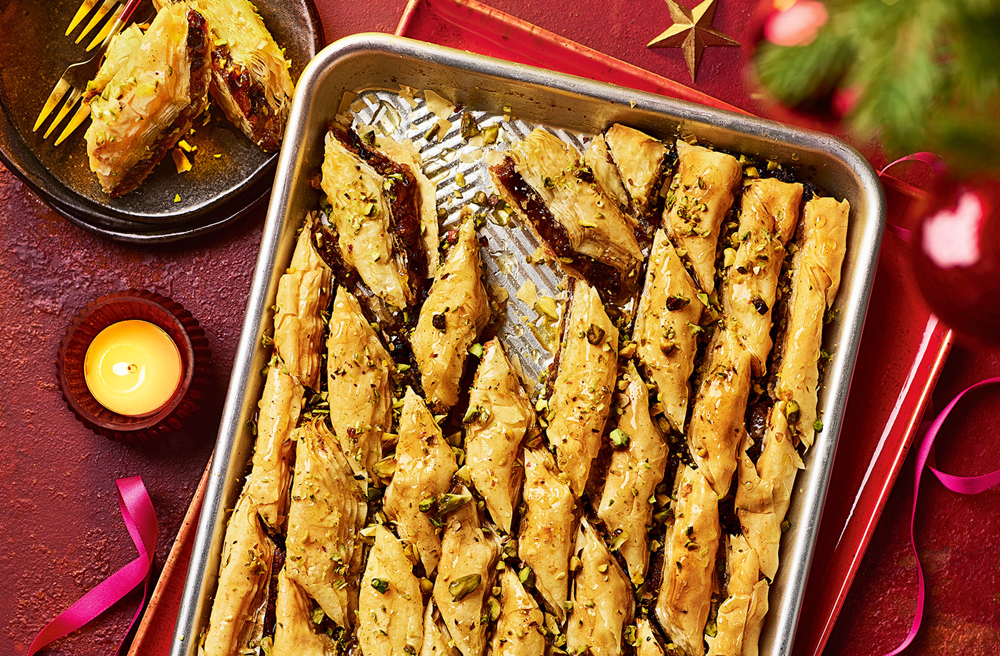 Mince pie baklava recipe