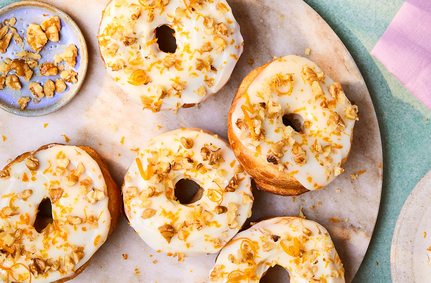 Mini carrot cake doughnuts recipe