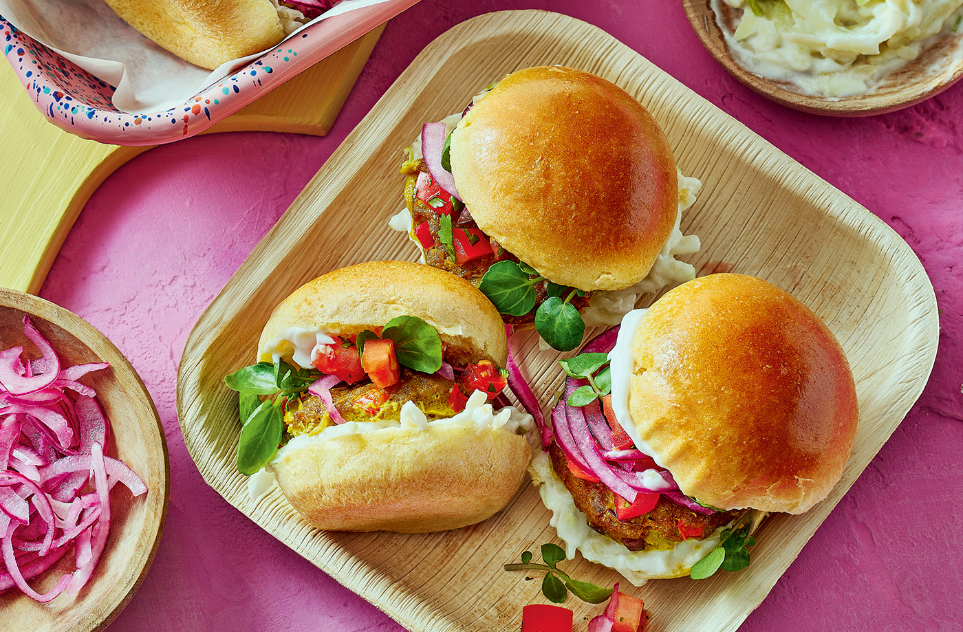 Omar Foster's mini chapli kabab sliders recipe