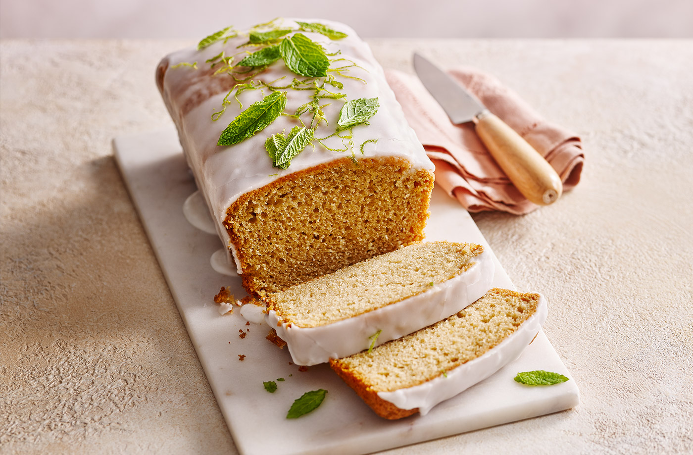 Mojito drizzle cake recipe