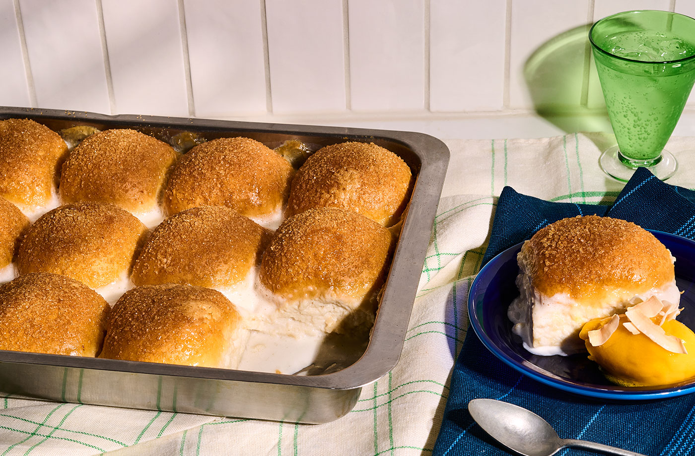 Monica’s pani popo and mango coconut ice cream recipe