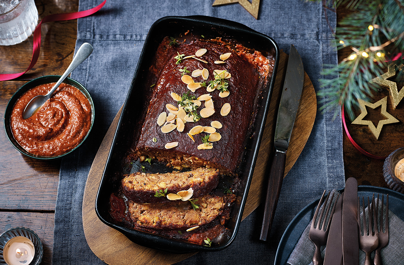 Moroccan lentil 'meatloaf' recipe