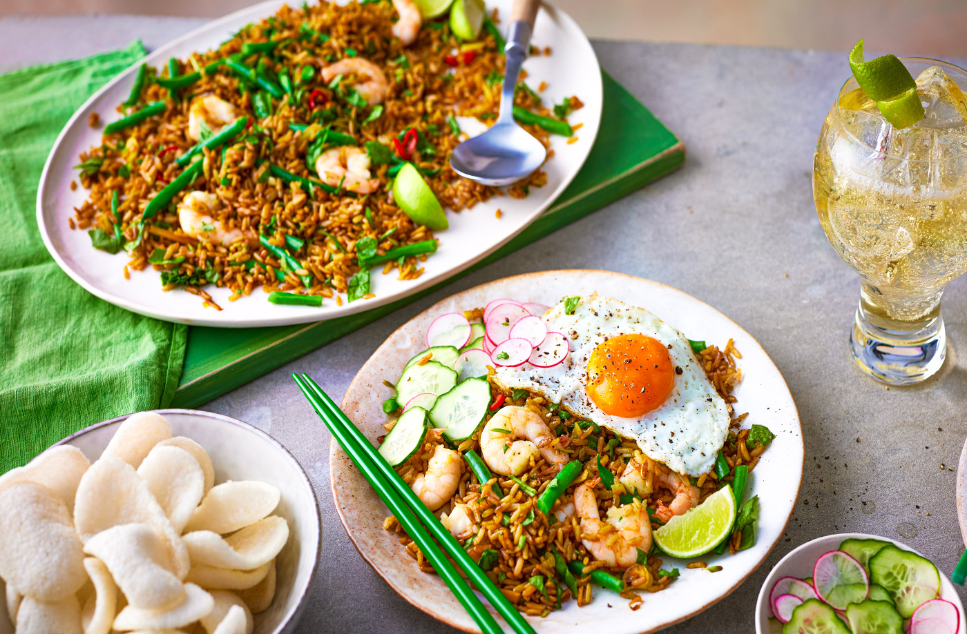 Prawn nasi goreng recipe