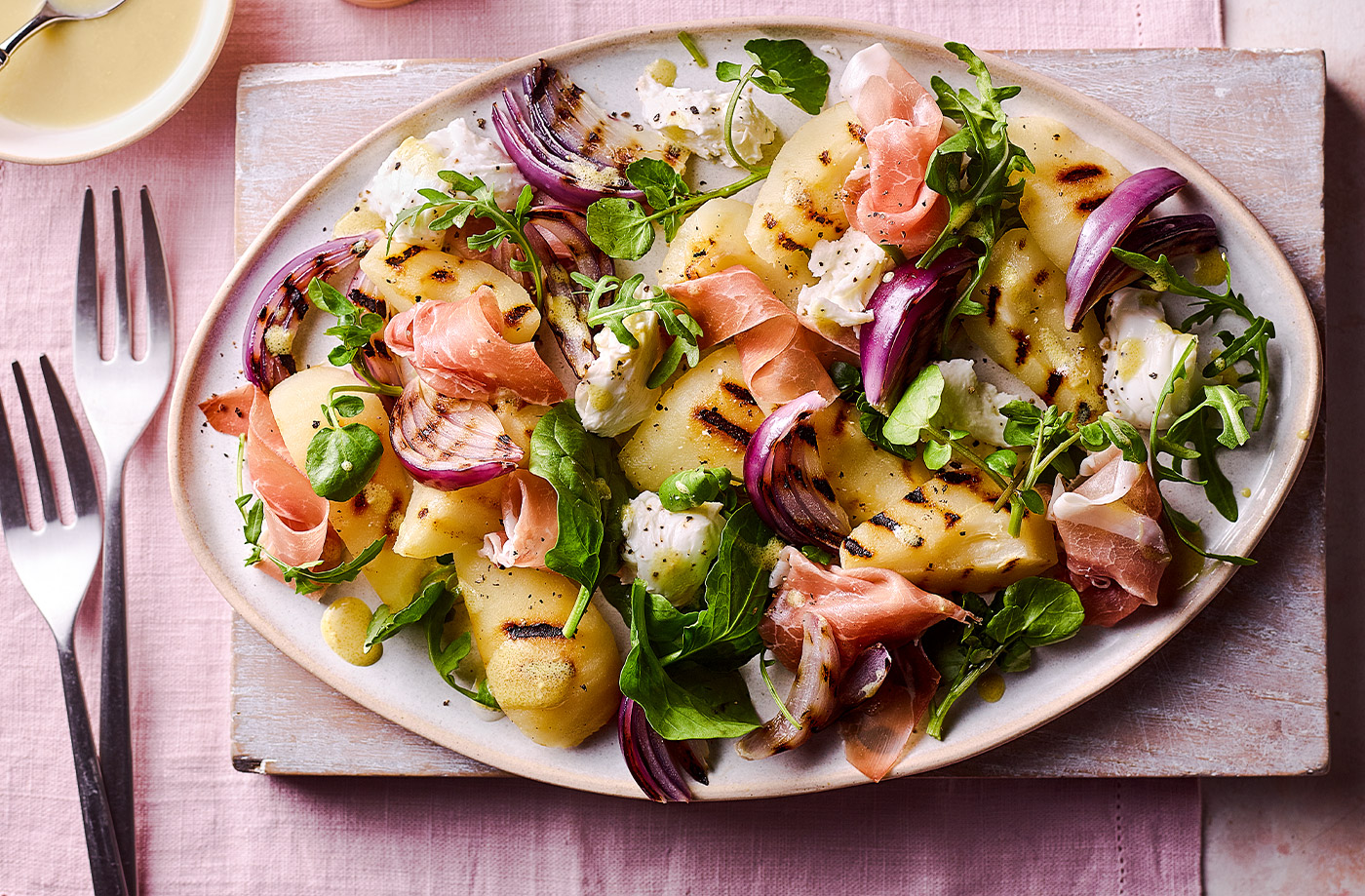 Pear and prosciutto salad recipe